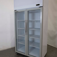 Skope TCE1000N 2 Glass Door Upright Fridge