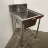 Simply Stainless Single Sink Bench with Splashback