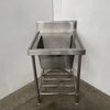 Simply Stainless Single Sink Bench with Splashback