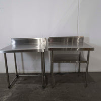 Stainless Steel Work Benches x 2