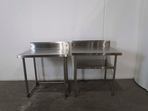 Stainless Steel Work Benches x 2