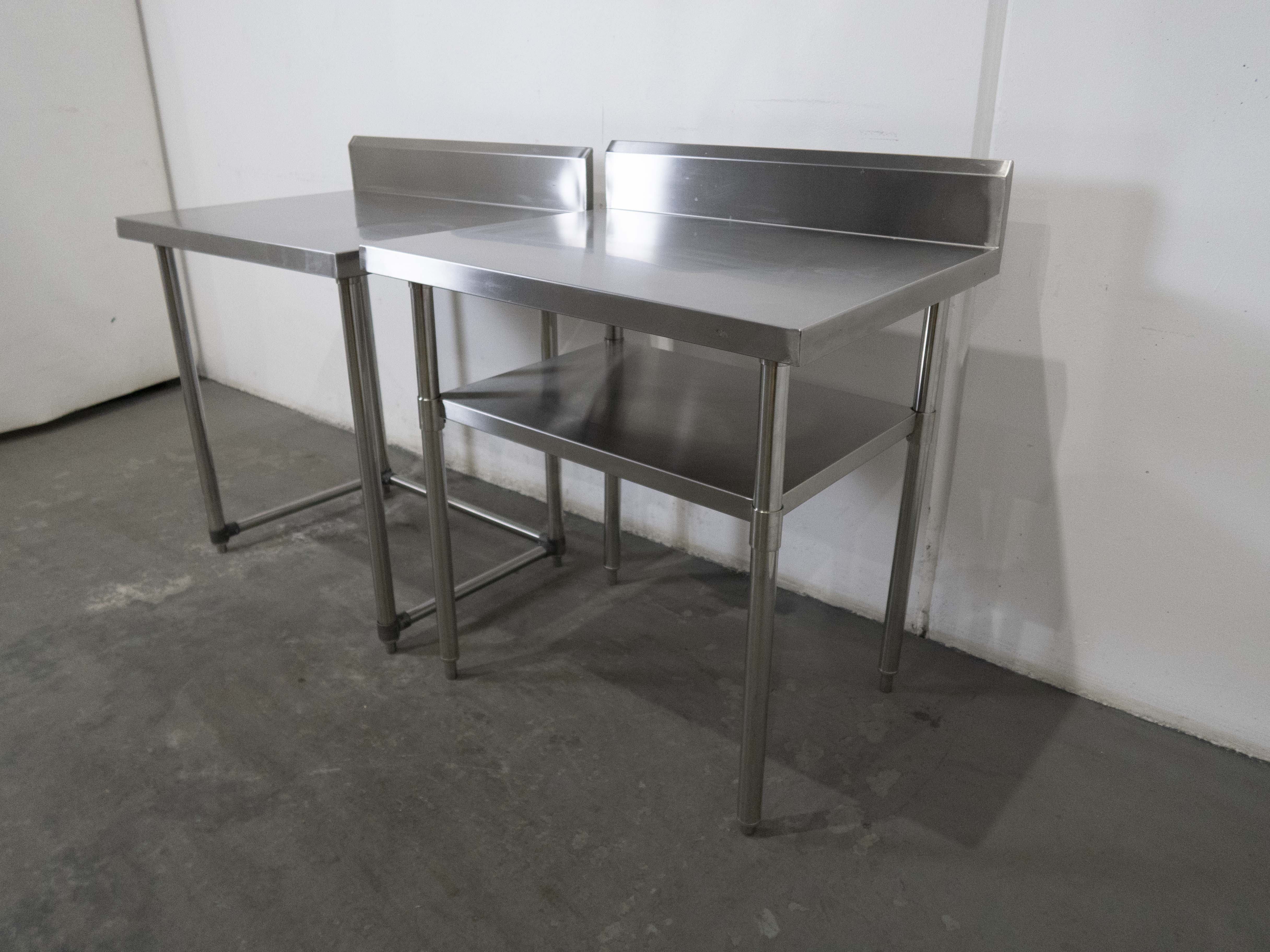 Stainless Steel Work Benches x 2