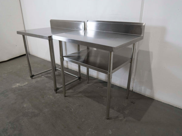 Stainless Steel Work Benches x 2