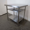 Stainless Steel Work Table Bench with Dual Under Shelf