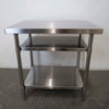 Stainless Steel Work Table Bench with Dual Under Shelf