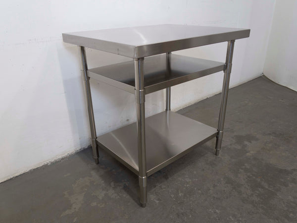 Stainless Steel Work Table Bench with Dual Under Shelf