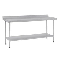 Vogue T383 Stainless Steel Bench With Splashback
