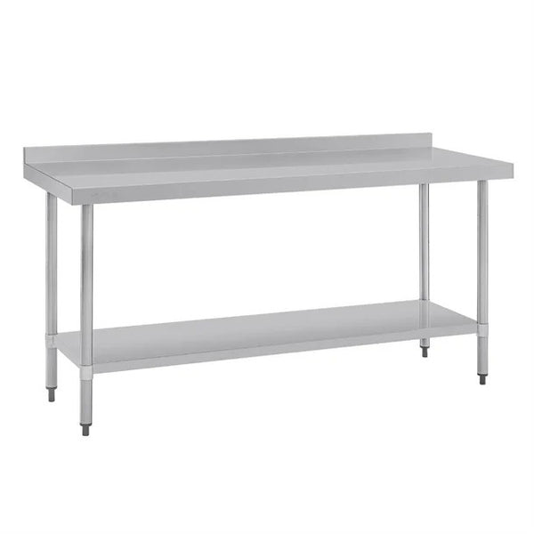 Vogue T383 Stainless Steel Bench With Splashback