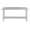 Vogue T383 Stainless Steel Bench With Splashback