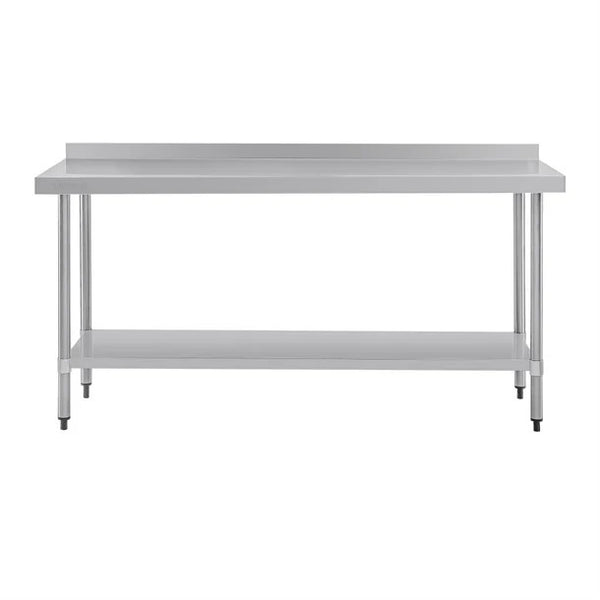 Vogue T383 Stainless Steel Bench With Splashback