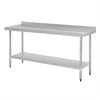 Vogue T383 Stainless Steel Bench With Splashback