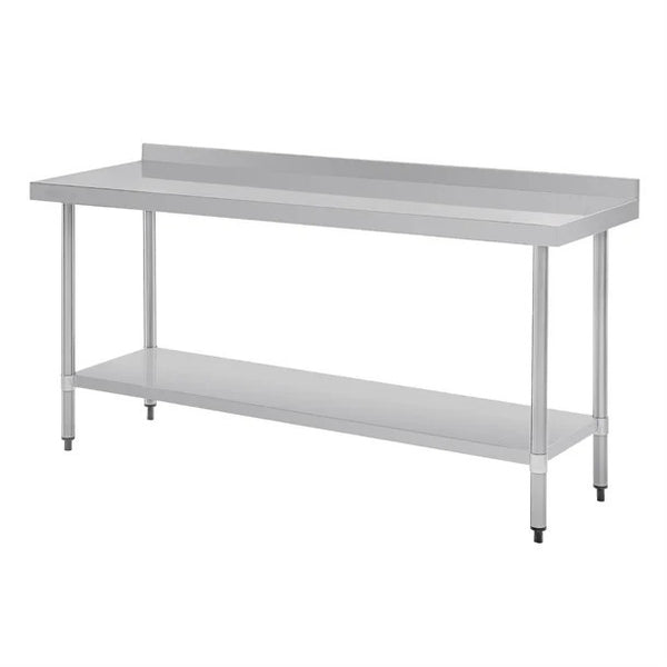 Vogue T383 Stainless Steel Bench With Splashback
