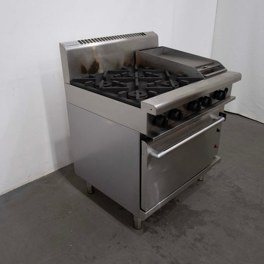 Waldorf RN8613GCF 4 Burner Range Oven with 1 Burner Griddle