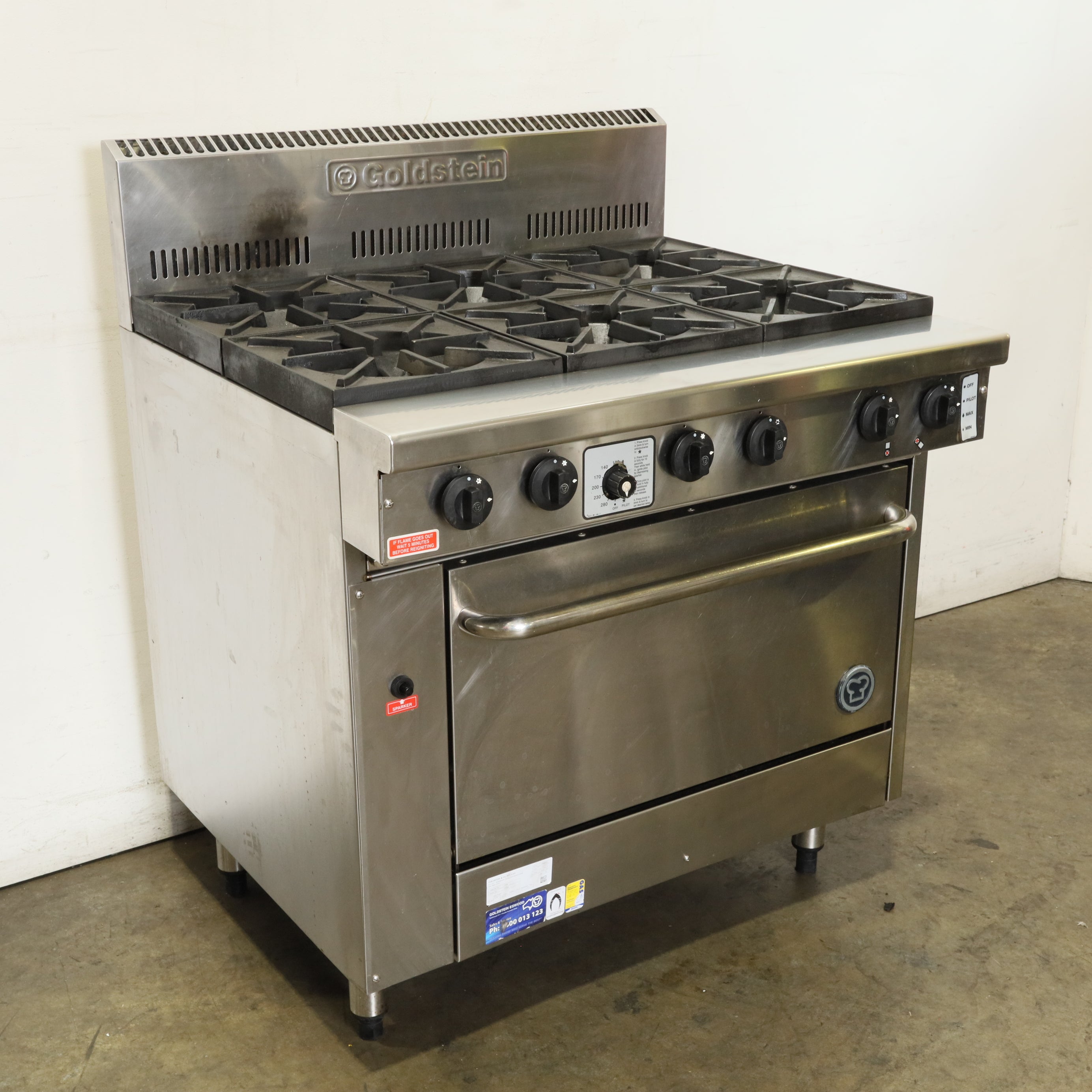 Goldstein PF628 Range Oven