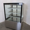 FED SL830V Square Glass Cake Display