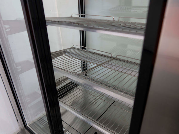 FED SL830V Square Glass Cake Display