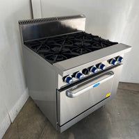 Cookrite AT80G6B-O 6 Burner Cooktop