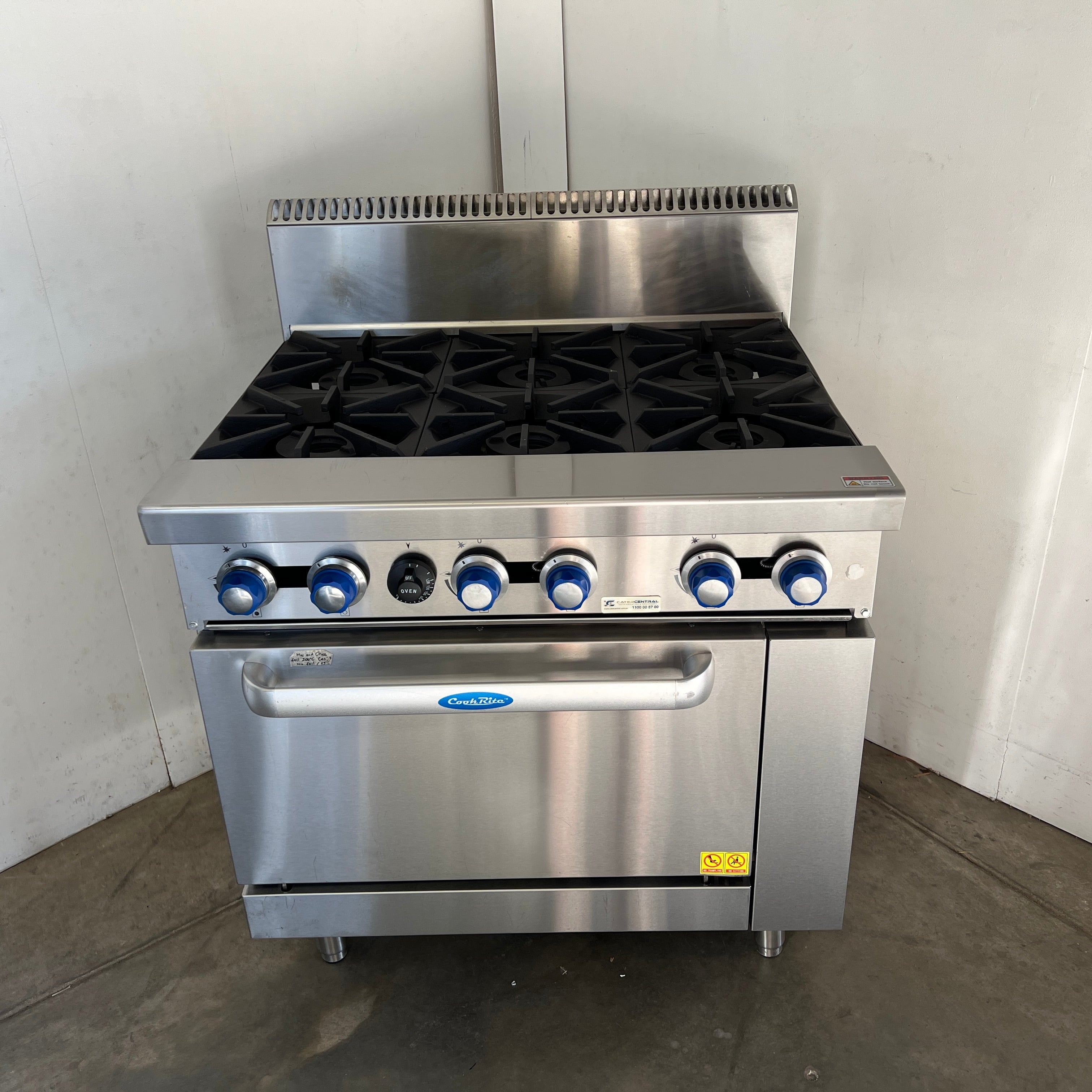 Cookrite AT80G6B-O 6 Burner Cooktop