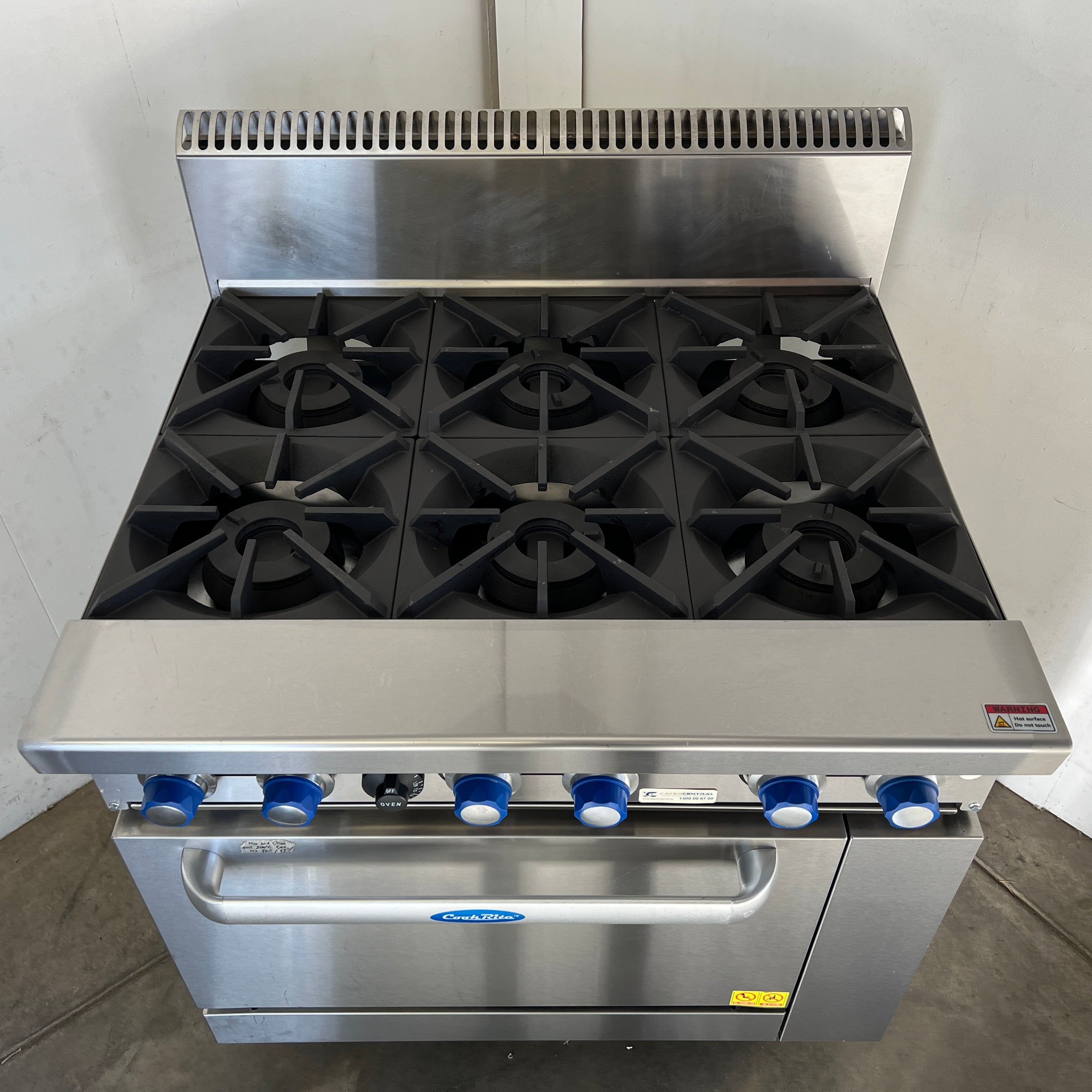 Cookrite AT80G6B-O 6 Burner Cooktop