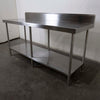 S/S Bench with Splashback 1800mm