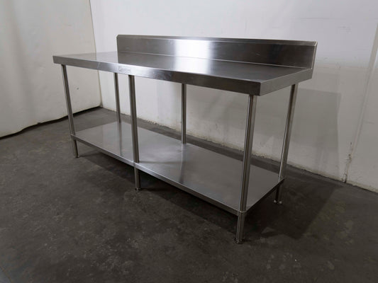 S/S Bench with Splashback 1800mm