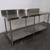 S/S Bench with Splashback 1800mm