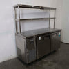 Skipio SUR15-2 Under Bench Fridge with Double Tier Overshelf