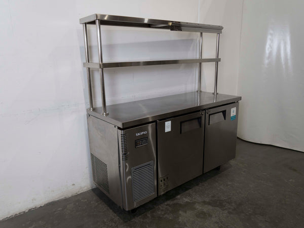 Skipio SUR15-2 Under Bench Fridge with Double Tier Overshelf