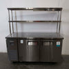 Skipio SUR15-2 Under Bench Fridge with Double Tier Overshelf