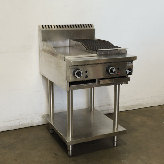 B+S VBT-GRP3 Char Grill & Griddle with Stand