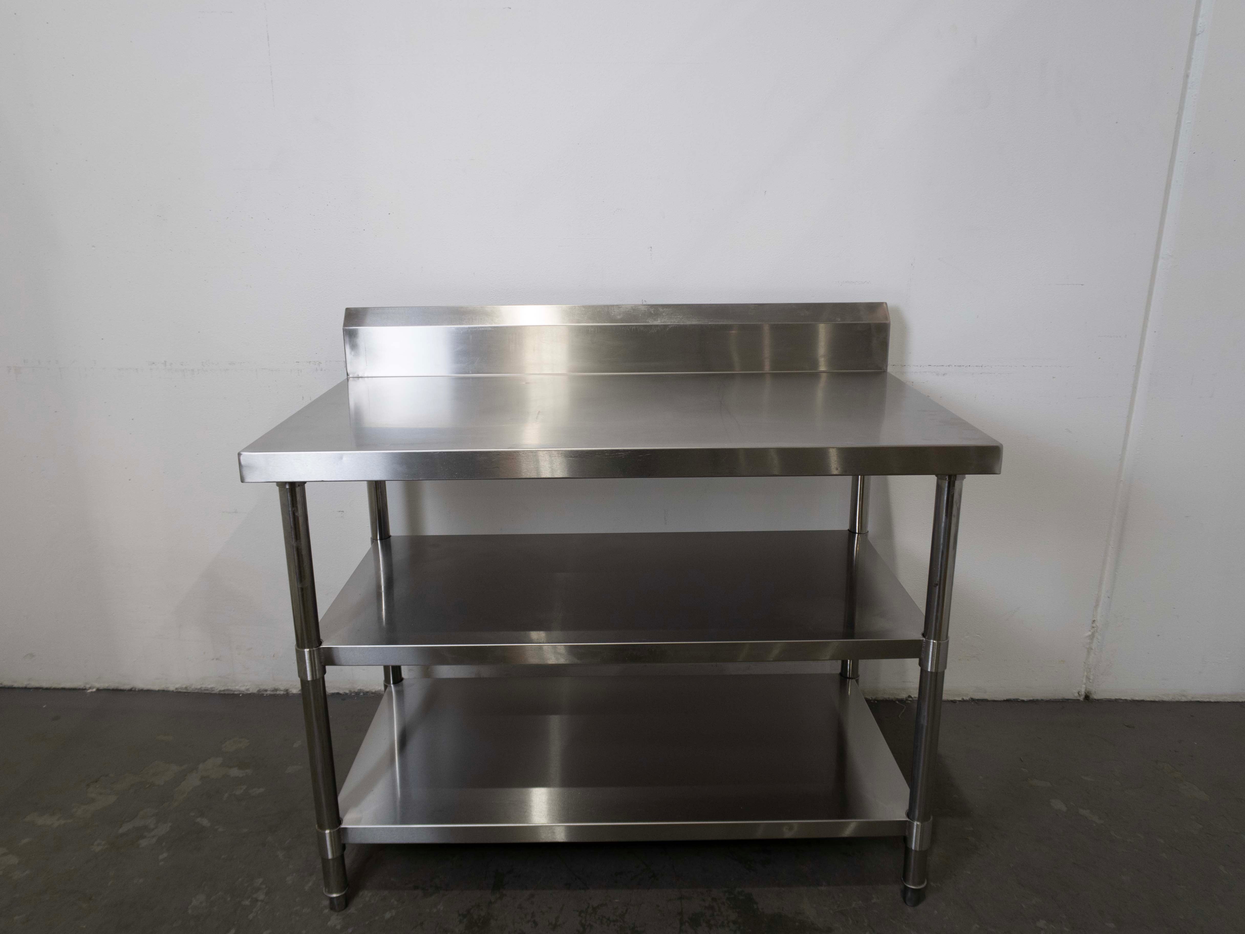 Thumbnail - FED WBB7-1200/A Stainless Steel Bench With Splashback