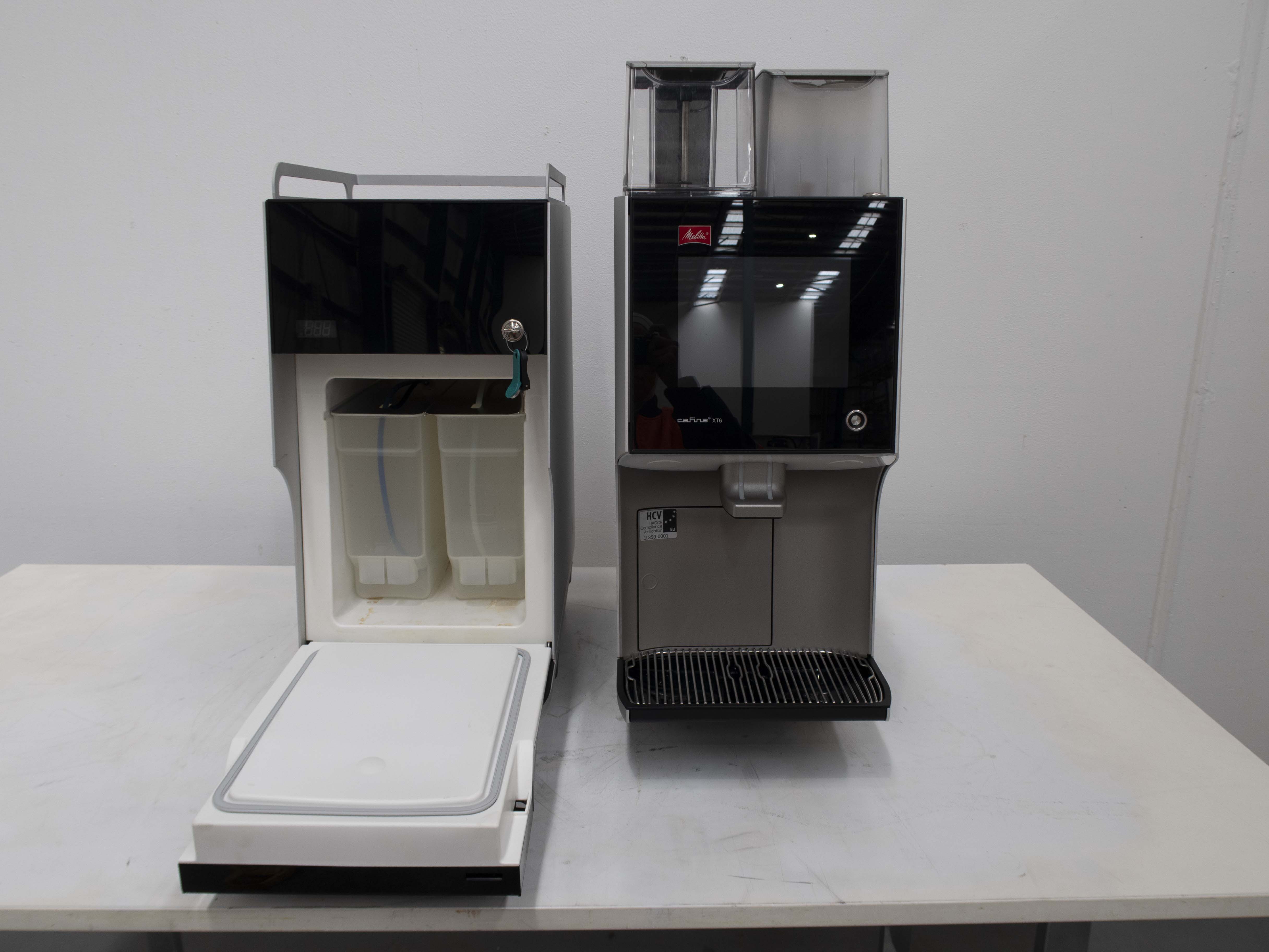Melitta Cafina XT6 Coffee Machine + Milk Fridge