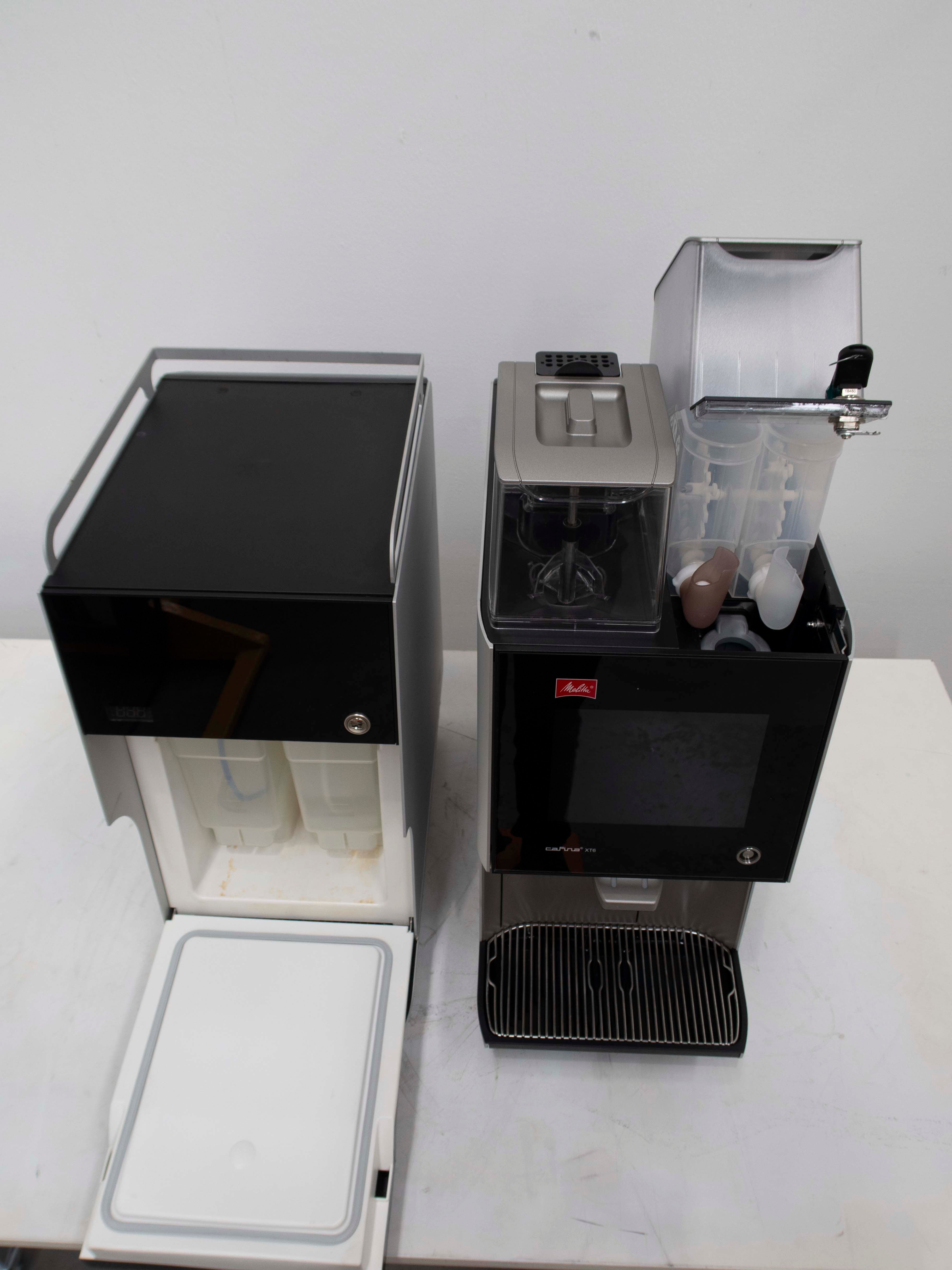Melitta Cafina XT6 Coffee Machine + Milk Fridge