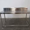 Stainless Steel Bench with Splashback 1500mmW