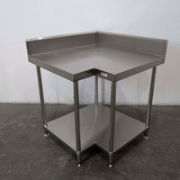 Simply Stainless Corner Bench with Splashback