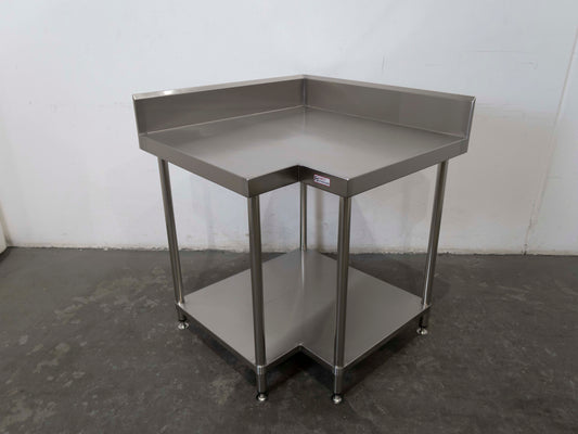 Simply Stainless Corner Bench with Splashback