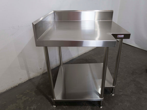 Simply Stainless Corner Bench with Splashback