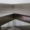 Simply Stainless Corner Bench with Splashback