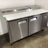 Atosa MPF8202 2 Door Pizza Prep Fridge