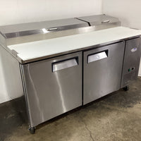 Atosa MPF8202 2 Door Pizza Prep Fridge