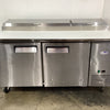 Atosa MPF8202 2 Door Pizza Prep Fridge