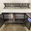Atosa MPF8202 2 Door Pizza Prep Fridge