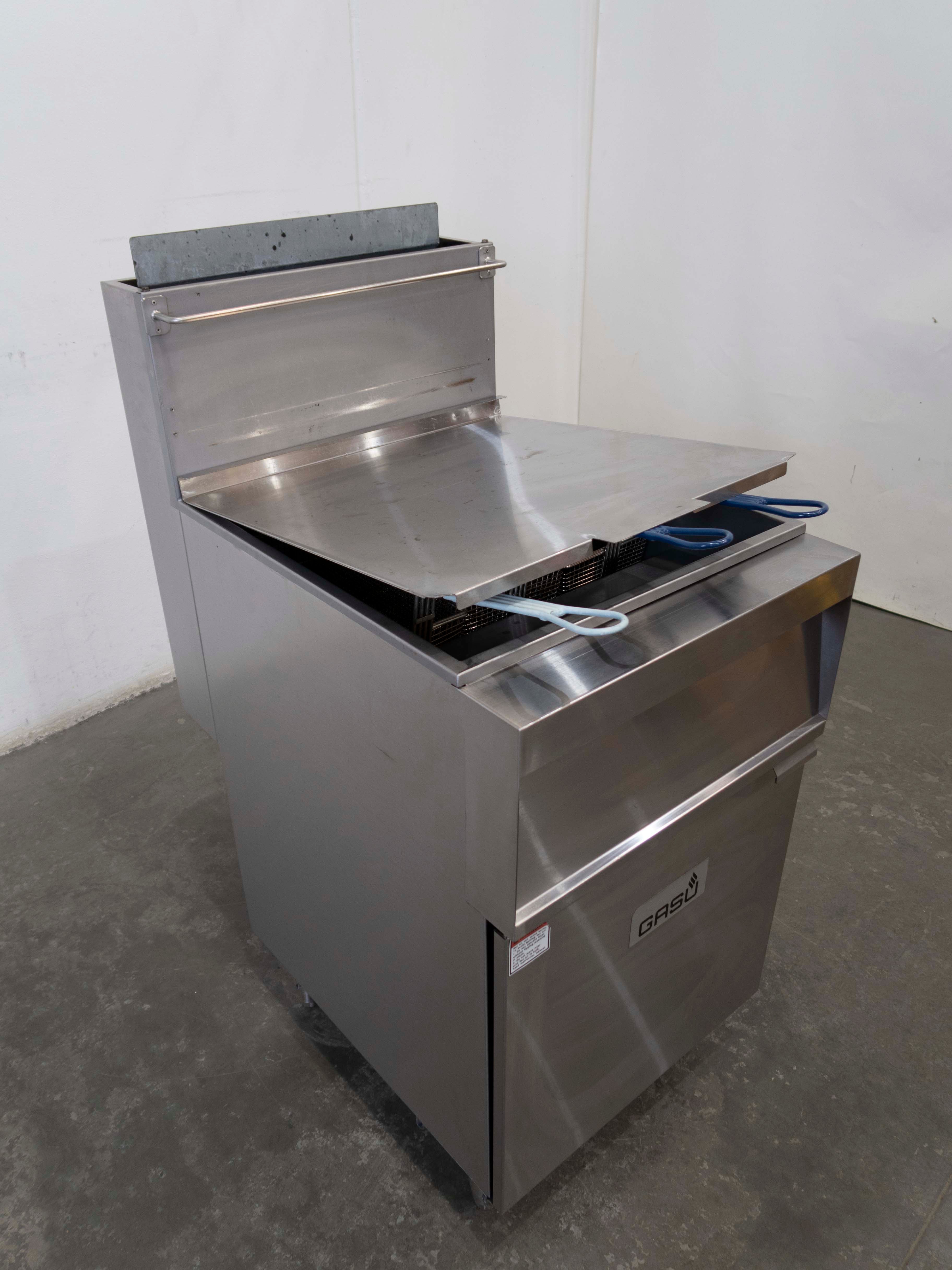 Gasu GFG0150 Wide Body 3 Basket Deep Fryer