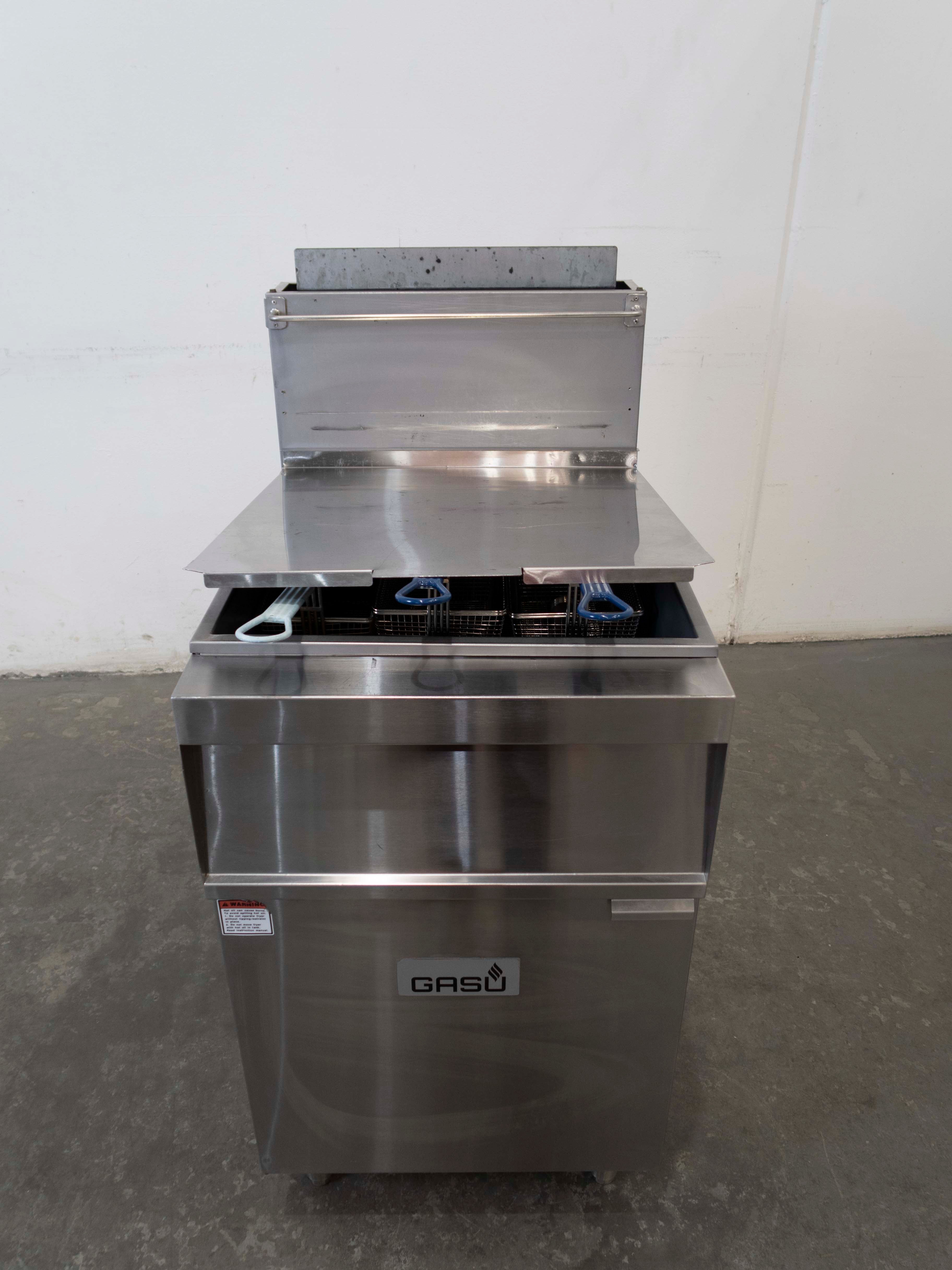 Gasu GFG0150 Wide Body 3 Basket Deep Fryer