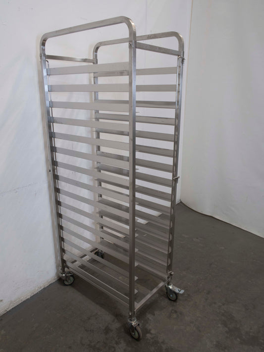 Stainless Steel 15 Tier Bakery Trolley