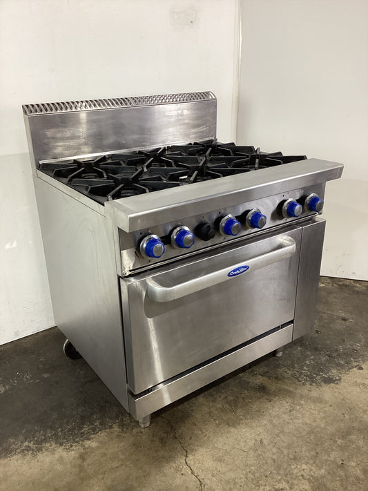 Cookrite AT80G6B-O 6 Range Oven