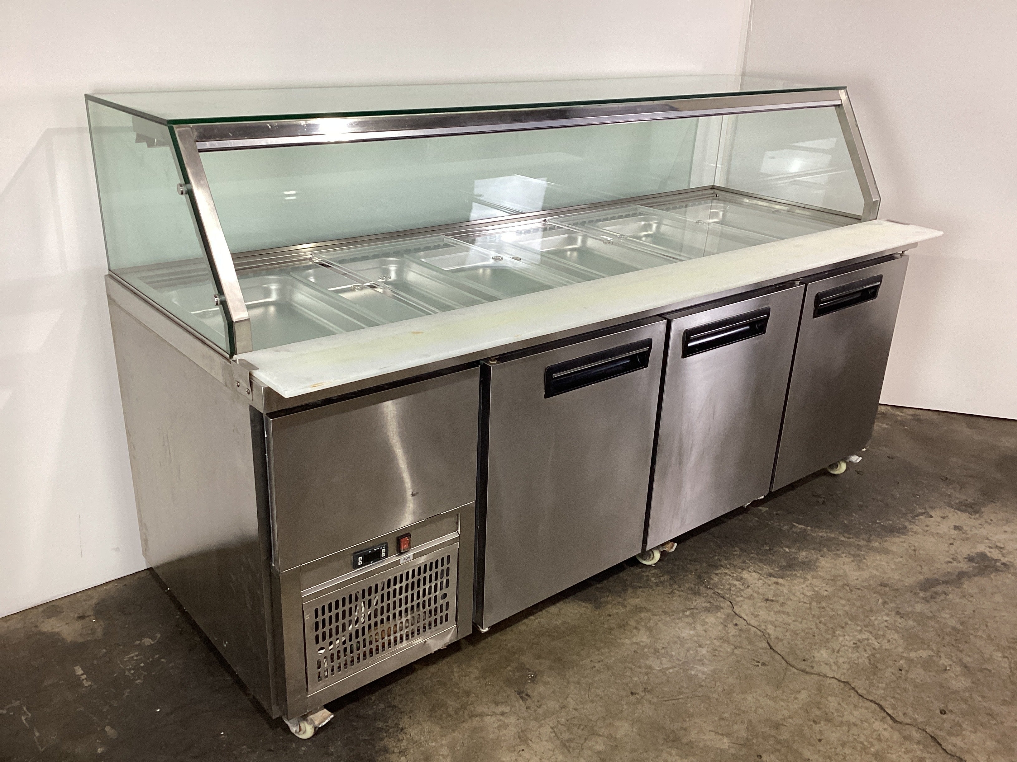 Thermaster PG210FA-YG 3 Door Salad Fridge