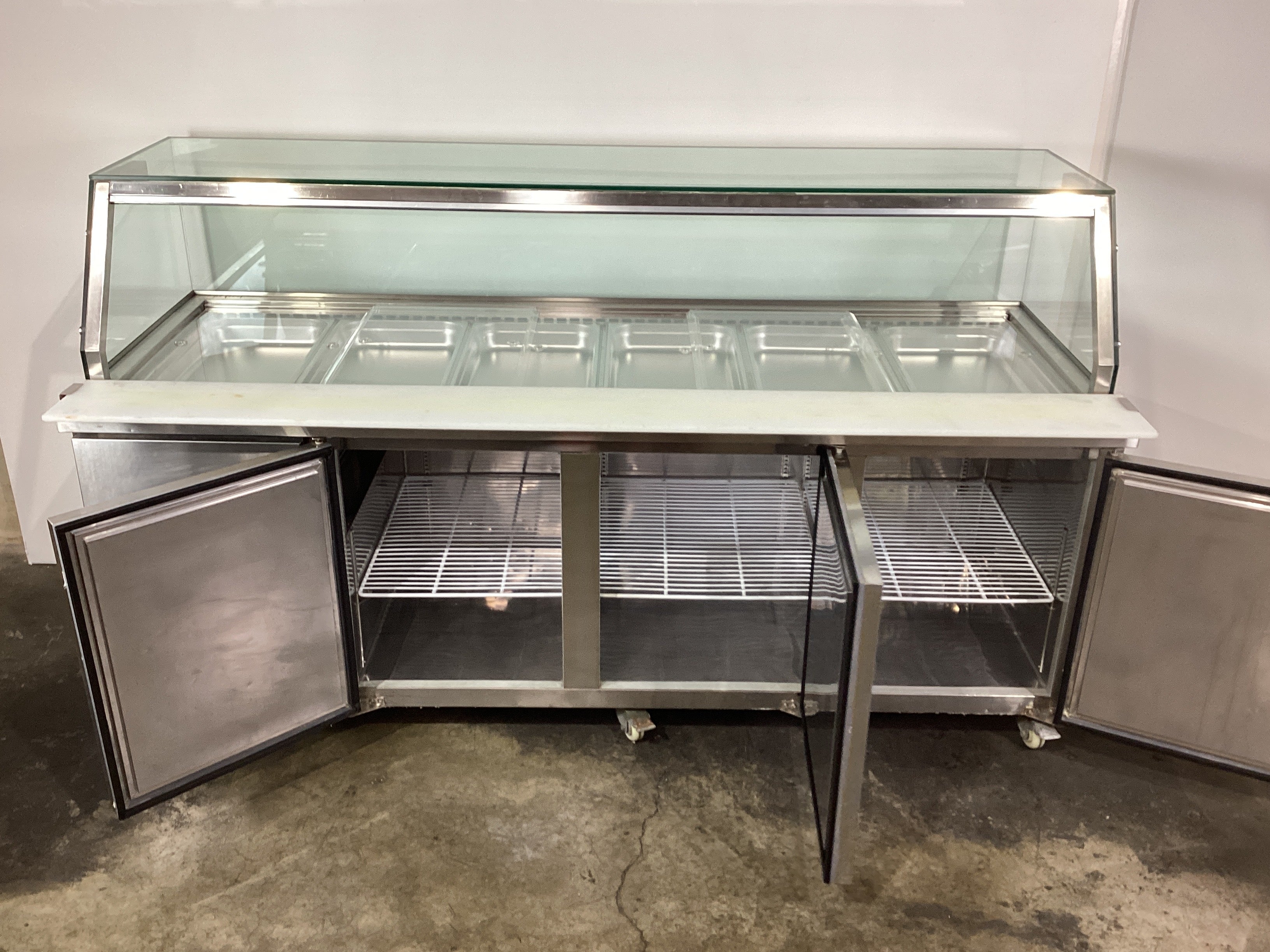 Thermaster PG210FA-YG 3 Door Salad Fridge