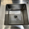 Single Left Sink Bench with Pot Undershelf