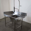 Stainless Steel Sink Bench With Splashback
